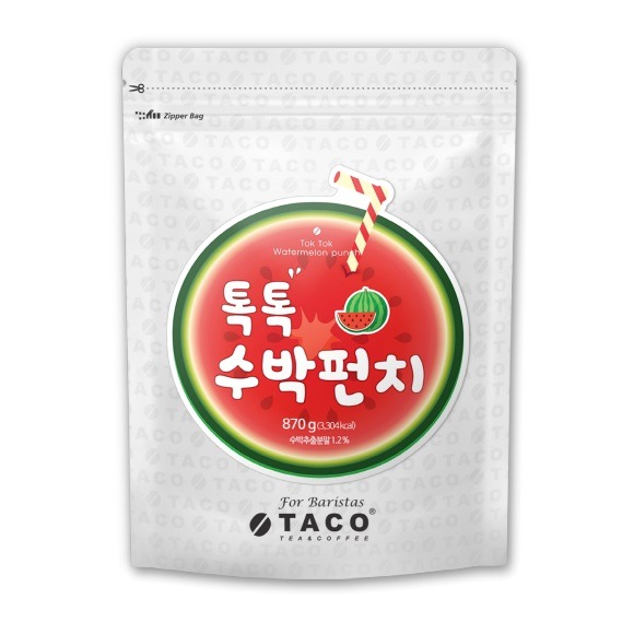 [타코 톡톡 수박펀치 파우더 (870g)